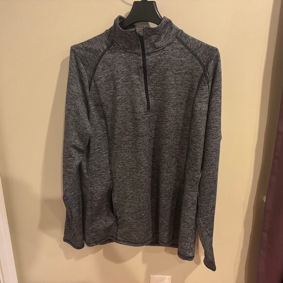 All in Motion Women’s Heathered Gray Mock Neck Workout Top Size L NWOT - Picture 1 of 4